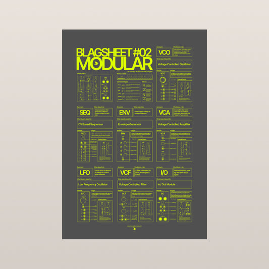 02 Modular Blagsheet Poster (Neon)